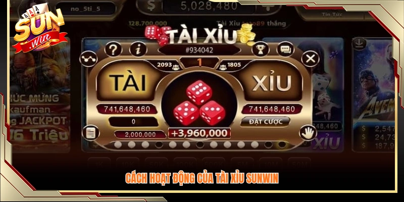 Cơ chế vận hành của trò tài xỉu trên nền tảng Sun Win